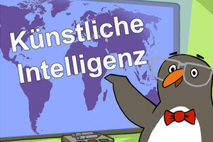 Eddie mit Künstlicher Intelligenz; Bild: Internet-ABC