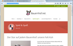 Screenshot: www.bauernhof.net/index1.htm