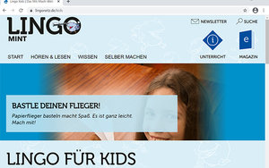 Screenshot: www.lingonetz.de/kids