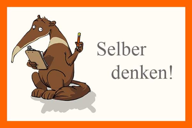 Percy meint: Selber denken!