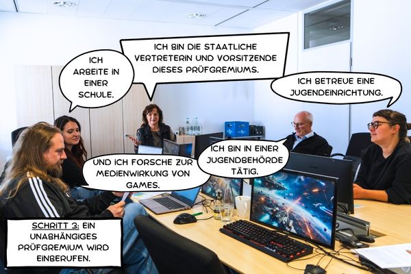 Ein Gremium wird einberufen; Bild: USK Ein Gremium wird einberufen; Bild: USK