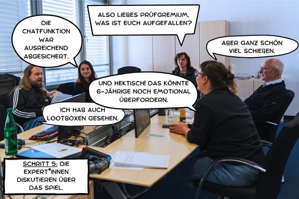 Eine Diskussion im Gremium; Bild: USK Eine Diskussion im Gremium; Bild: USK