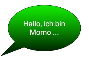 Nachricht von "Momo"; Bild: Internet-ABC
