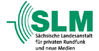 Logo: Sächsische Landesanstalt für privaten Rundfunk und neue Medien (SLM)